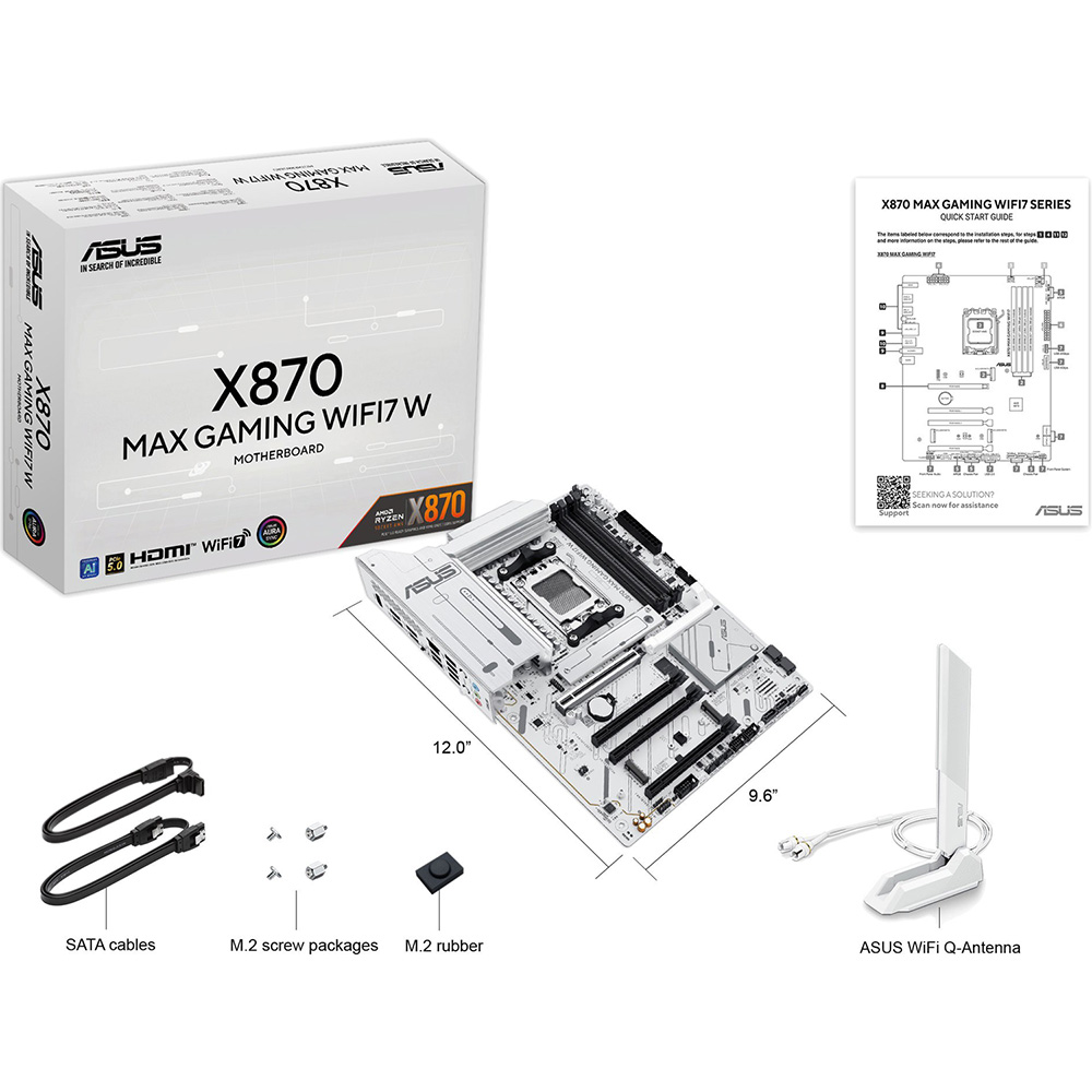 Зображення Материнська плата ASUS X870 Max Gaming WiFi7 (90MB1LZ0-M0EAY0)