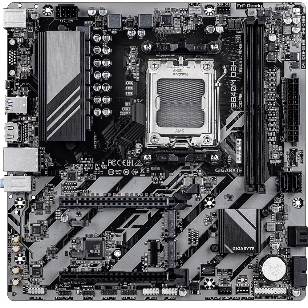 Материнская плата GIGABYTE B840M D2H (B840M_D2H) Материнская плата GIGABYTE B840M D2H (B840M_D2H)