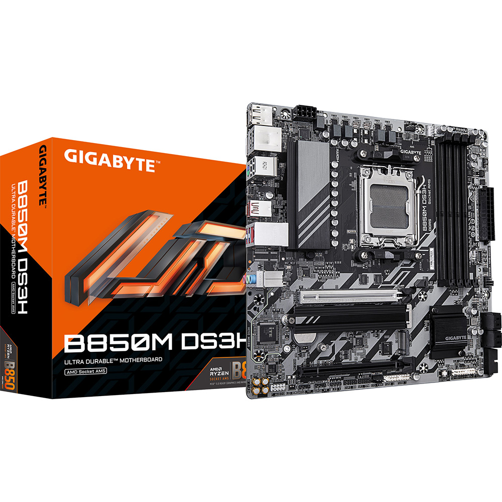 Материнская плата GIGABYTE B850M DS3H (B850M_DS3H) Сокет AMD AM5