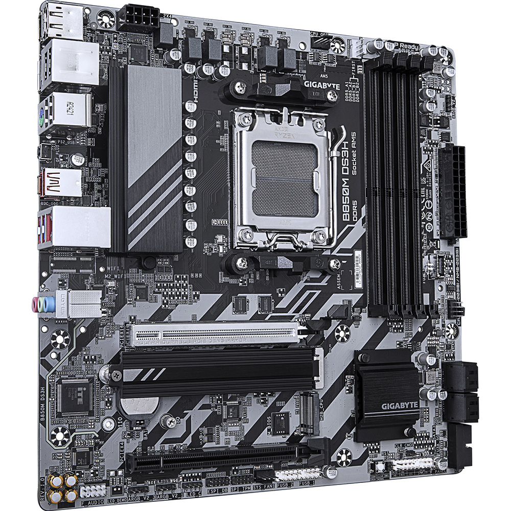Материнская плата GIGABYTE B850M DS3H (B850M_DS3H) Назначение для настольного компьютера