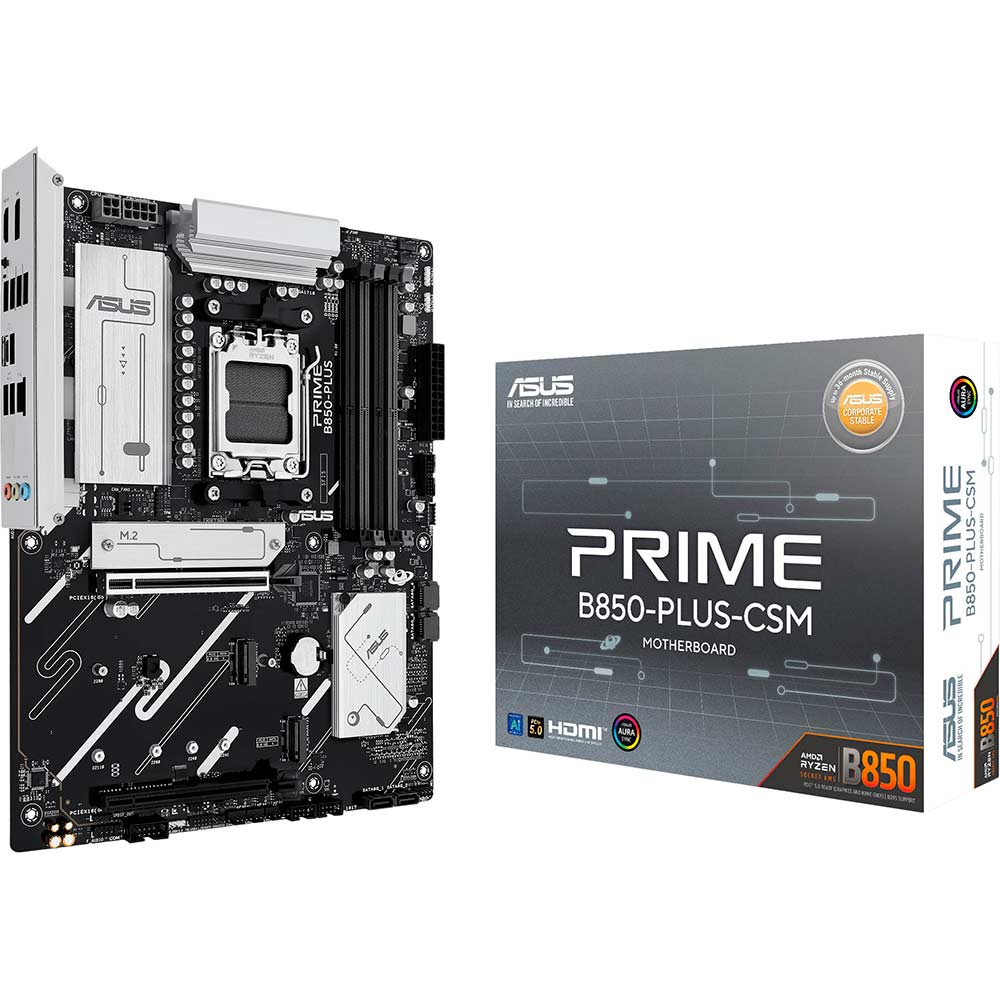 Зовнішній вигляд Материнська плата ASUS PRIME B850 PLUS CSM (90MB1LC0-M0EAYC)