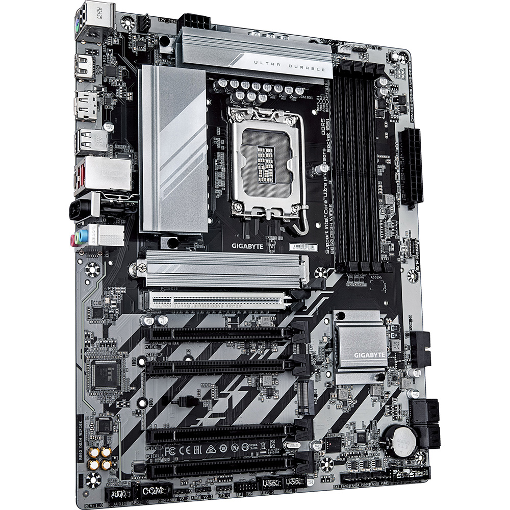 Материнська плата GIGABYTE B860 DS3H WiFi6E (B860_DS3H_WIFI6E) Принзначення для настільного комп'ютера