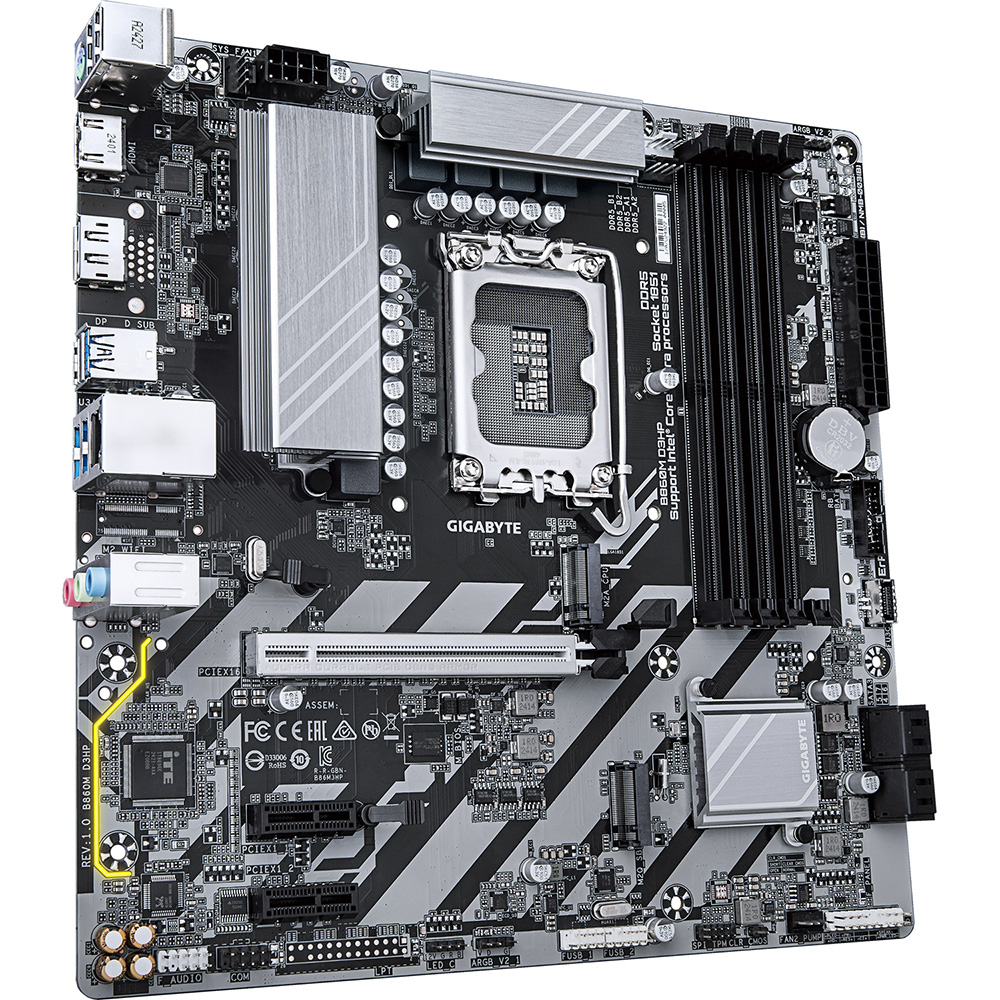 Материнська плата GIGABYTE B860M D3HP (B860M_D3HP) Принзначення для настільного комп'ютера