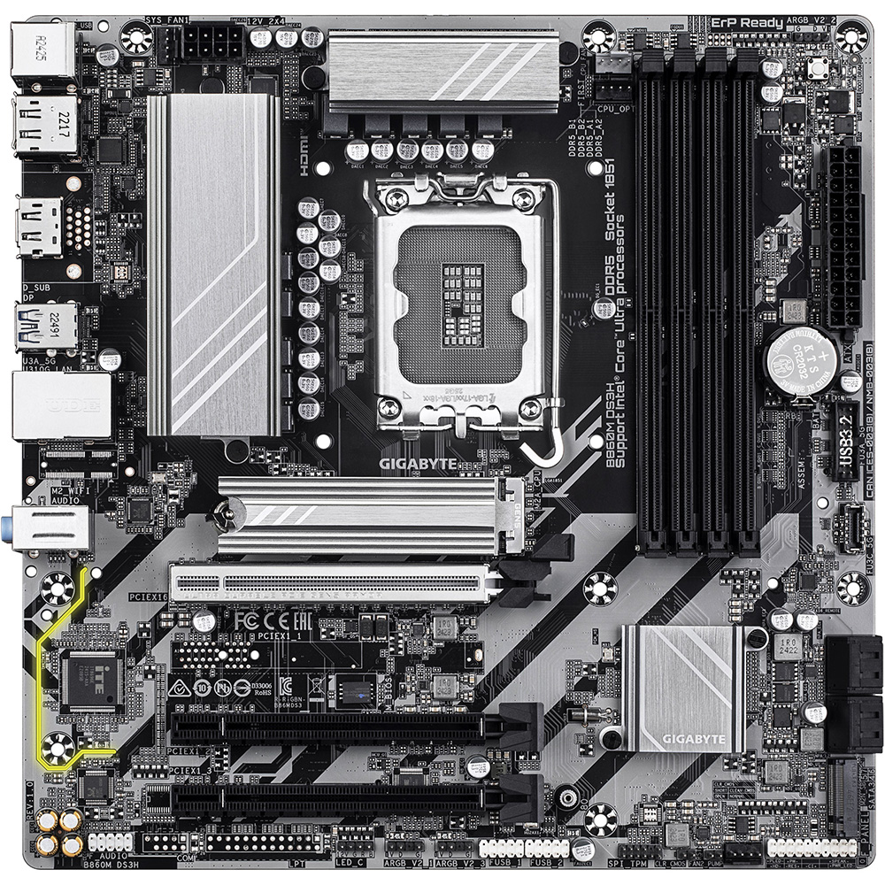 Материнська плата GIGABYTE B860M DS3H (B860M_DS3H)