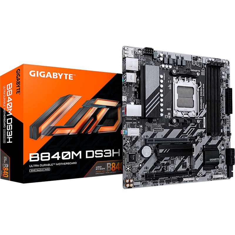 Материнська плата GIGABYTE B840M DS3H Сокет AMD AM5