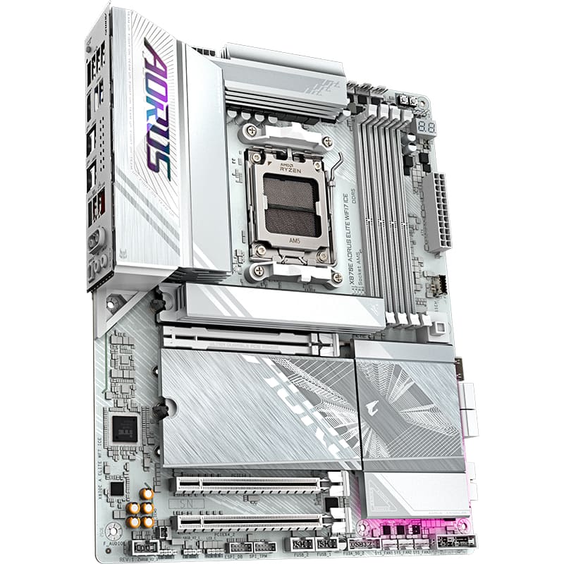 Материнская плата GIGABYTE X870E Aorus Elite WIFI7 Ice Разъемов на задней панели USB 4 Gen 3 x 2 Type-C  2