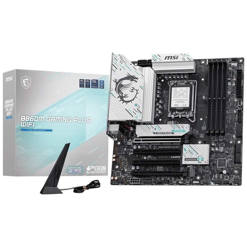 Материнська плата MSI B860 Gaming Plus WiFi Socket 1851 (B860 GAMING PLUS WIFI) Чіпсет Intel B860