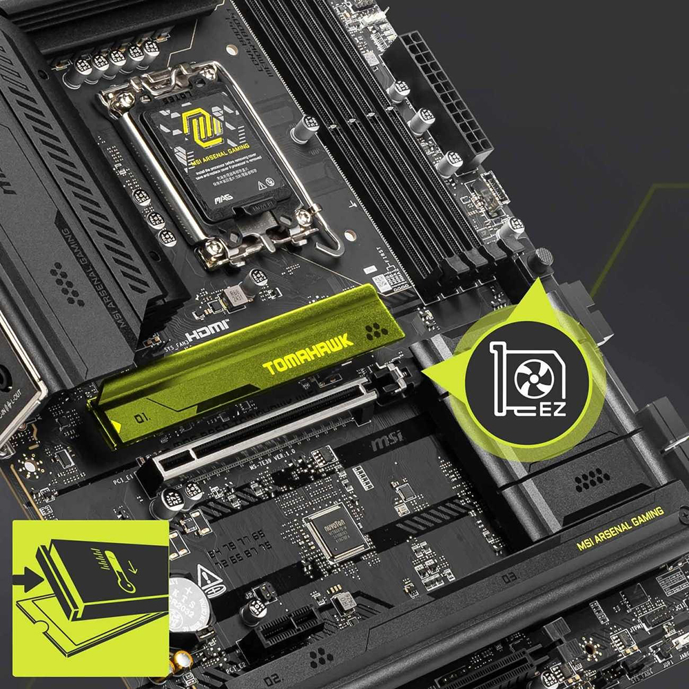 У Фокстрот Материнська плата MSI MAG B860 Tomahawk WiFi Socket 1851 (MAG B860 TOMAHAWK WIFI)