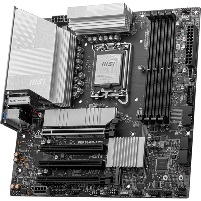 Материнська плата MSI Pro B860M-A WiFi Socket 1851 Принзначення для настільного комп'ютера