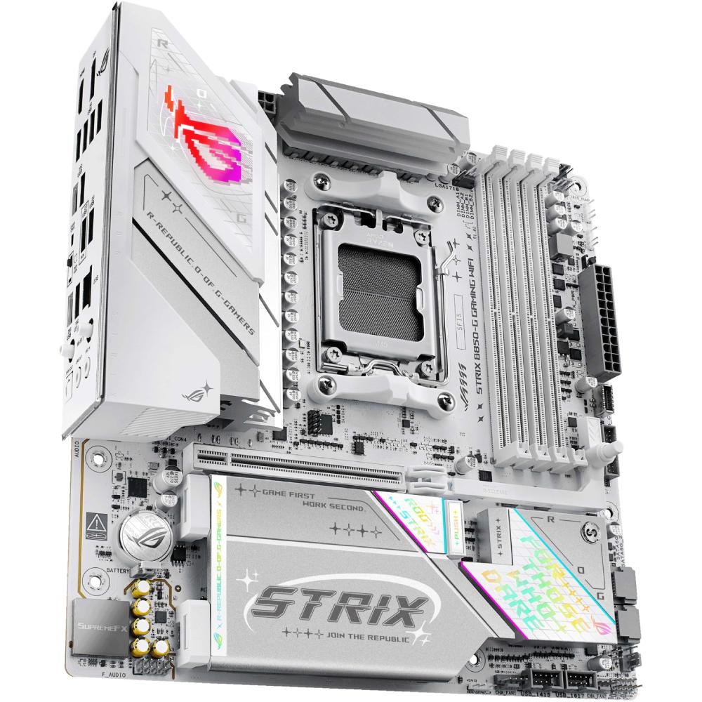 Материнская плата ASUS ROG STRIX B850-G GAMING WIFI Поддерживаемые процессоры AMD Ryzen 9000/8000/7000