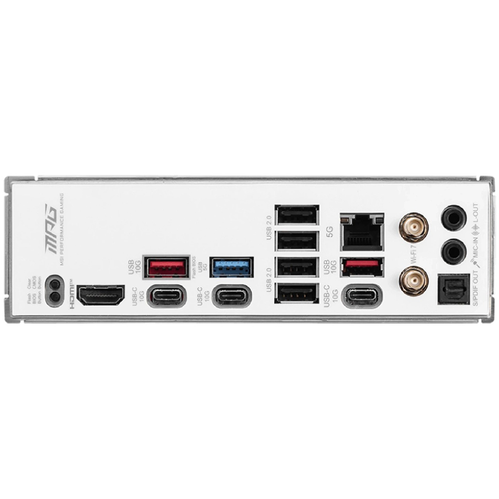 Материнская плата MSI sAM5 MPG B850 EDGE TI WIFI Частота работы памяти 8400, 6400, 5600, 4800