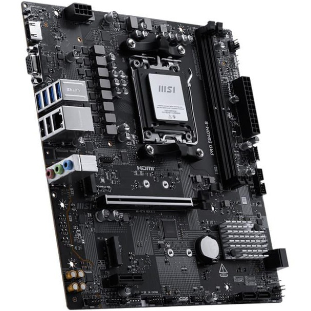 Материнская плата MSI sAM5 SATA PRO B840M-B Частота работы памяти 8000, 7200, 5600, 4800