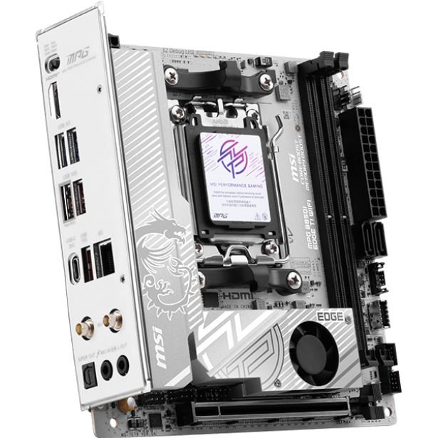 Материнская плата MSI MPG B850I EDGE TI WIFI Назначение для настольного компьютера