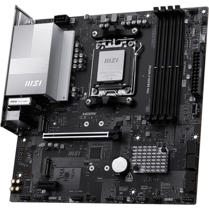 Материнська плата MSI PRO B840M-P WIFI6E Сокет AMD AM5