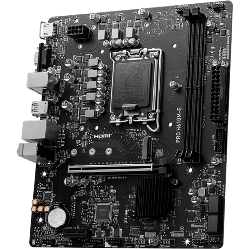 Материнская плата MSI PRO H610M-E (911-7D48-070) Частота работы памяти 5600