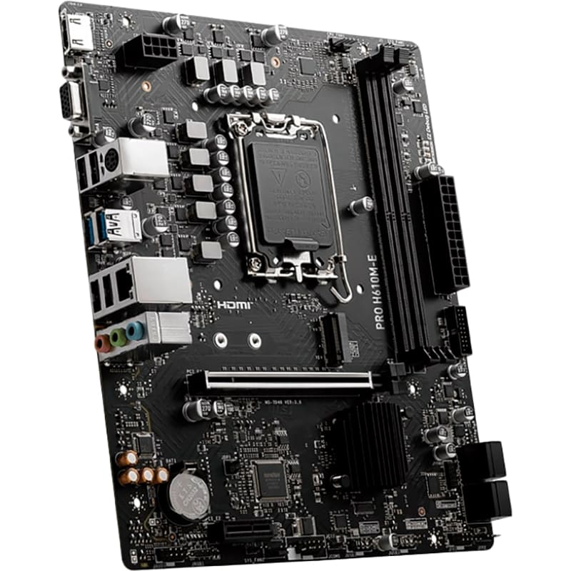 Материнская плата MSI PRO H610M-E (911-7D48-070) Назначение для настольного компьютера