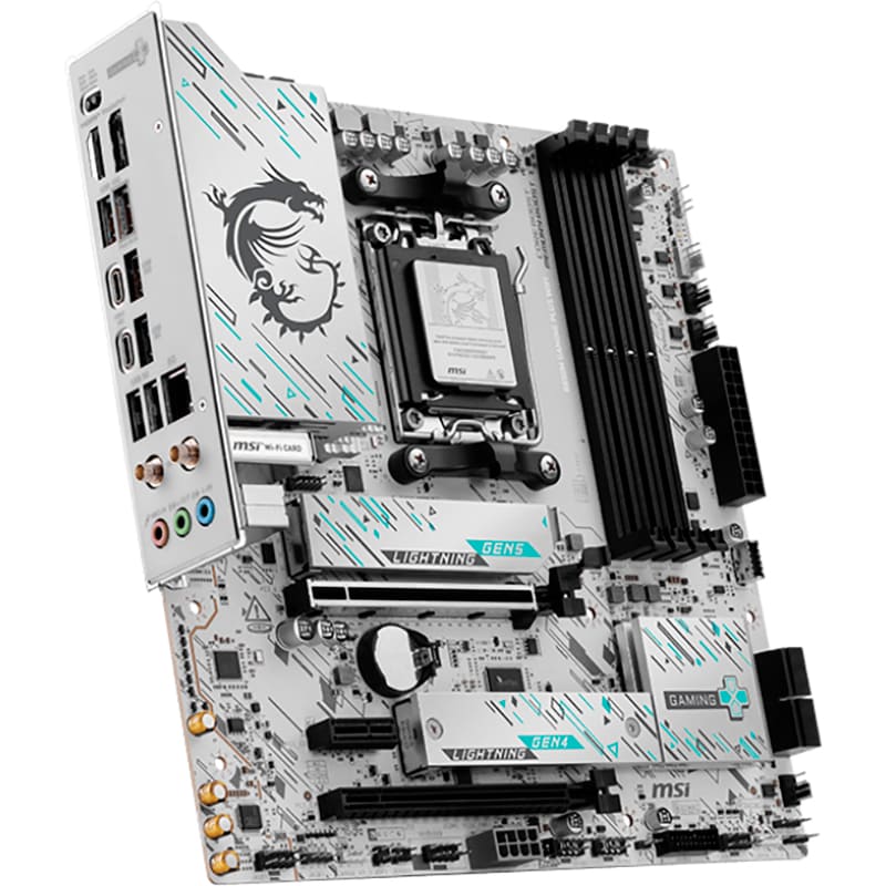 Материнская плата MSI B850M GAMING PLUS WIFI (911-7E66-001) Частота работы памяти 4800, 5600, 8200