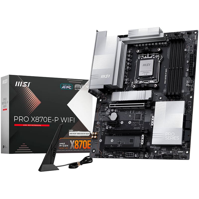 Внешний вид Материнская плата MSI PRO X870E-P WIFI (911-7E70-002)
