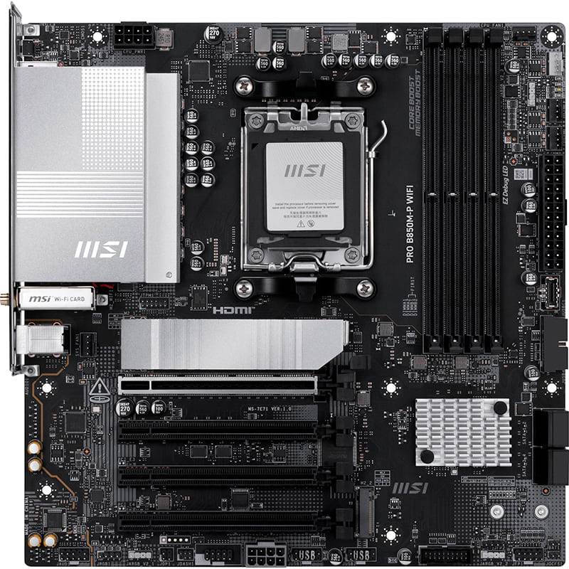 Материнська плата MSI PRO B850M-P WIFI (911-7E71-001)