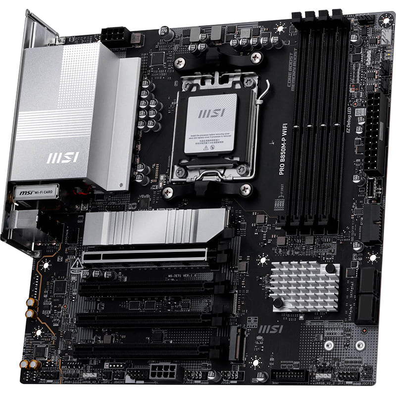 Материнська плата MSI PRO B850M-P WIFI (911-7E71-001) Принзначення для настільного комп'ютера