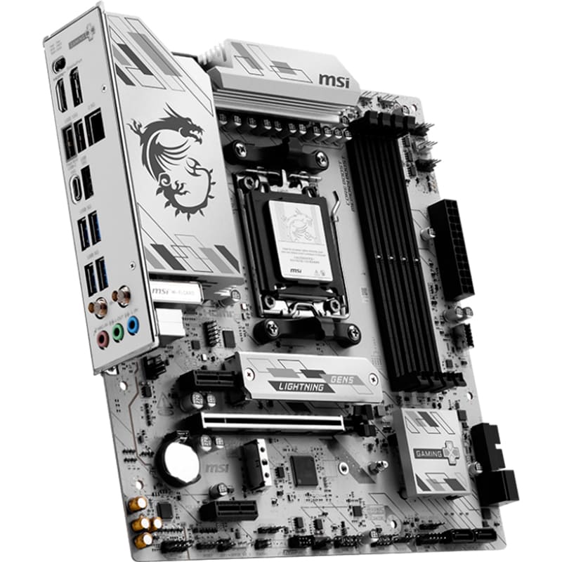 Материнская плата MSI B850M GAMING PLUS WIFI6E (911-7E81-001) Частота работы памяти 4800, 5600, 8200