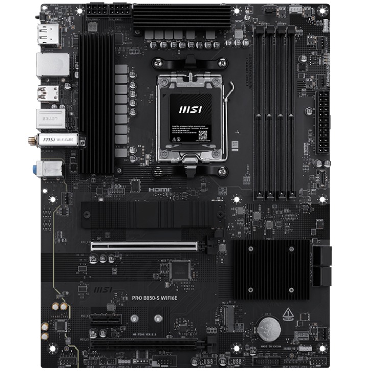 Материнская плата MSI PRO B850-S WIFI6E (911-7E80-002) Назначение для настольного компьютера