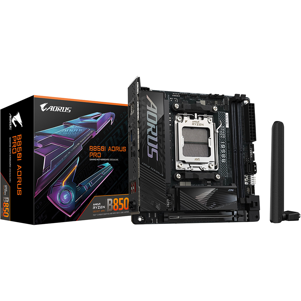 Внешний вид Материнская плата GIGABYTE B850I AORUS PRO