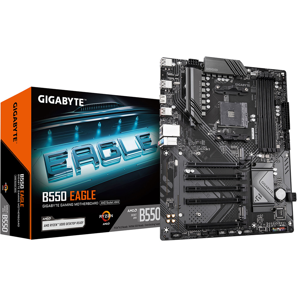 Материнская плата GIGABYTE B550 EAGLE Сокет AMD AM4