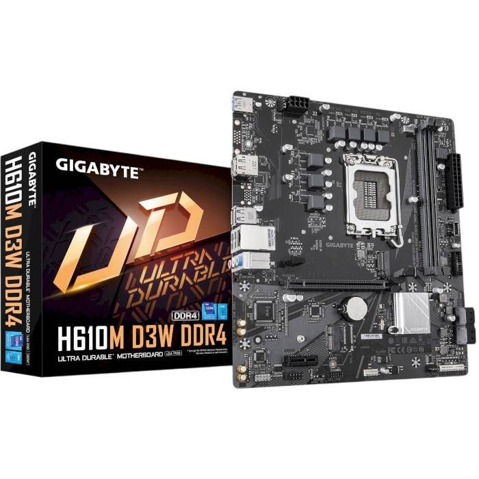 Материнская плата GIGABYTE H610M D3W DDR4 Сокет Intel 1700