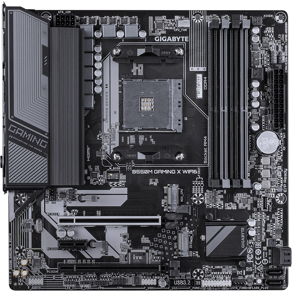 Материнская плата GIGABYTE B550M GAMING X WIFI6