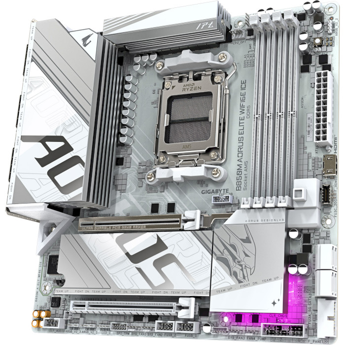 Материнская плата GIGABYTE B850M AORUS ELITE WIFI6E ICE Частота работы памяти 8200(O.C), 8000(O.C), 7950(O.C), 7900(O.C), 7800(O.C), 7600(O.C.), 7400(O.C.), 7200(O.C.), 7000(O.C.), 6800(O.C.), 6600(O.C.), 6400(O.C), 6200(O.C), 6000(O.C), 5800(O.C), 5600(O.C), 5200, 4800, 4400