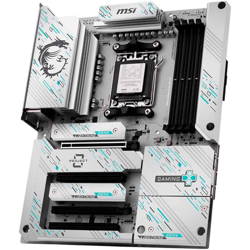 Материнская плата MSI B850 GAMING PLUS WIFI PZ Частота работы памяти 8000