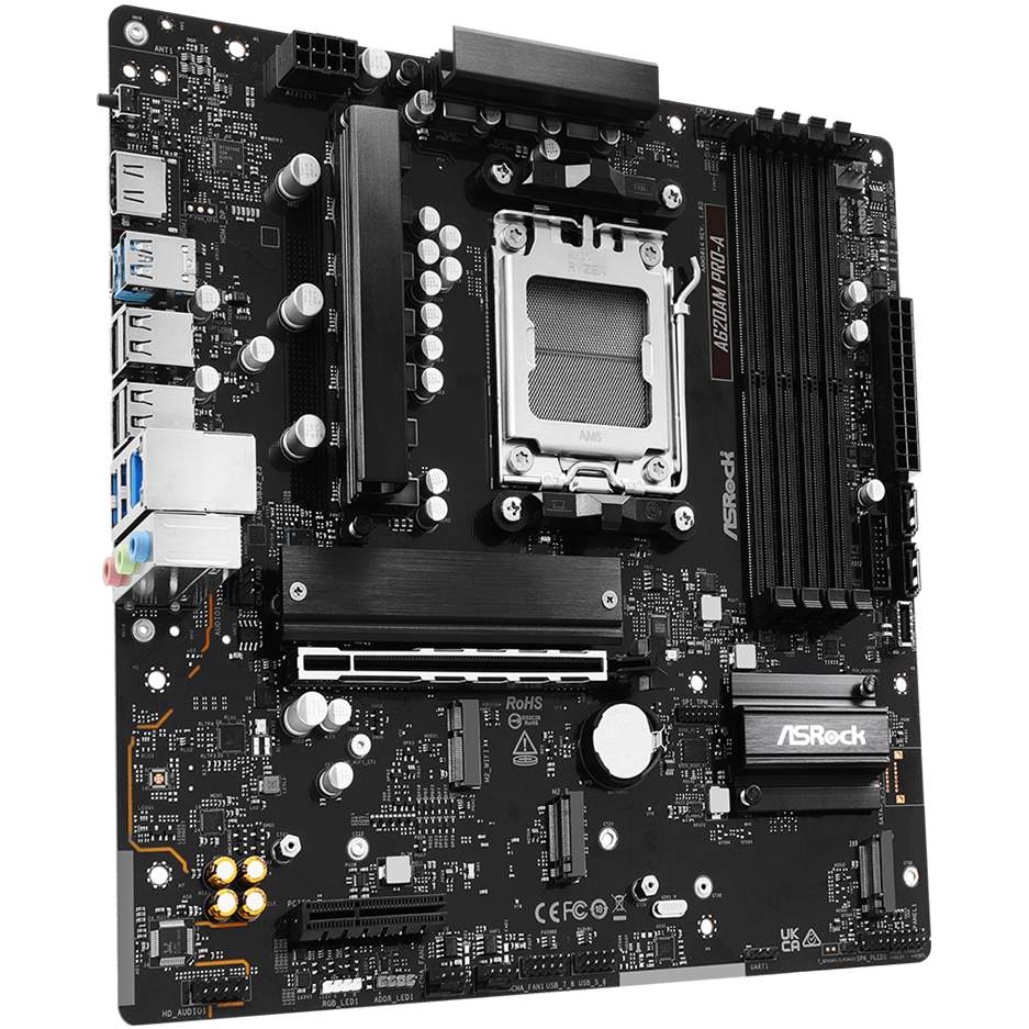 Материнская плата ASROCK A620AM PRO-A mATX Назначение для настольного компьютера
