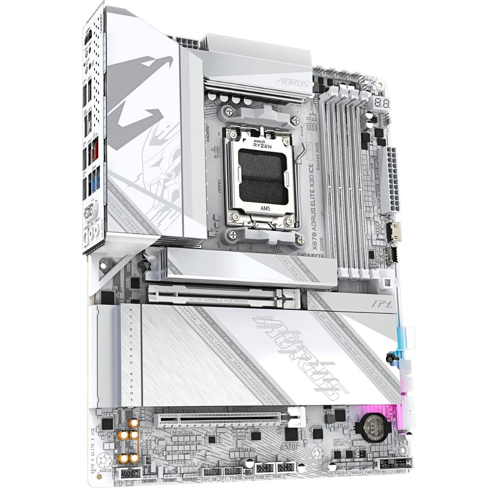 Материнская плата GIGABYTE X870 A ELITE X3D ICE Назначение для настольного компьютера