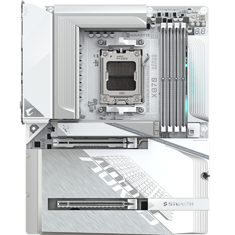 Материнская плата GIGABYTE X870 A STEALTH ICE