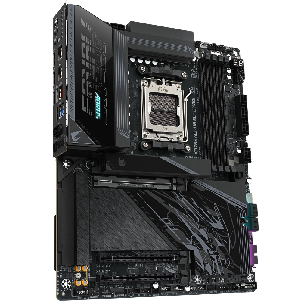 Материнская плата GIGABYTE X870E A ELITE X3D Разъемов на задней панели USB 3.2 Gen 2 x 2 Type-C  2