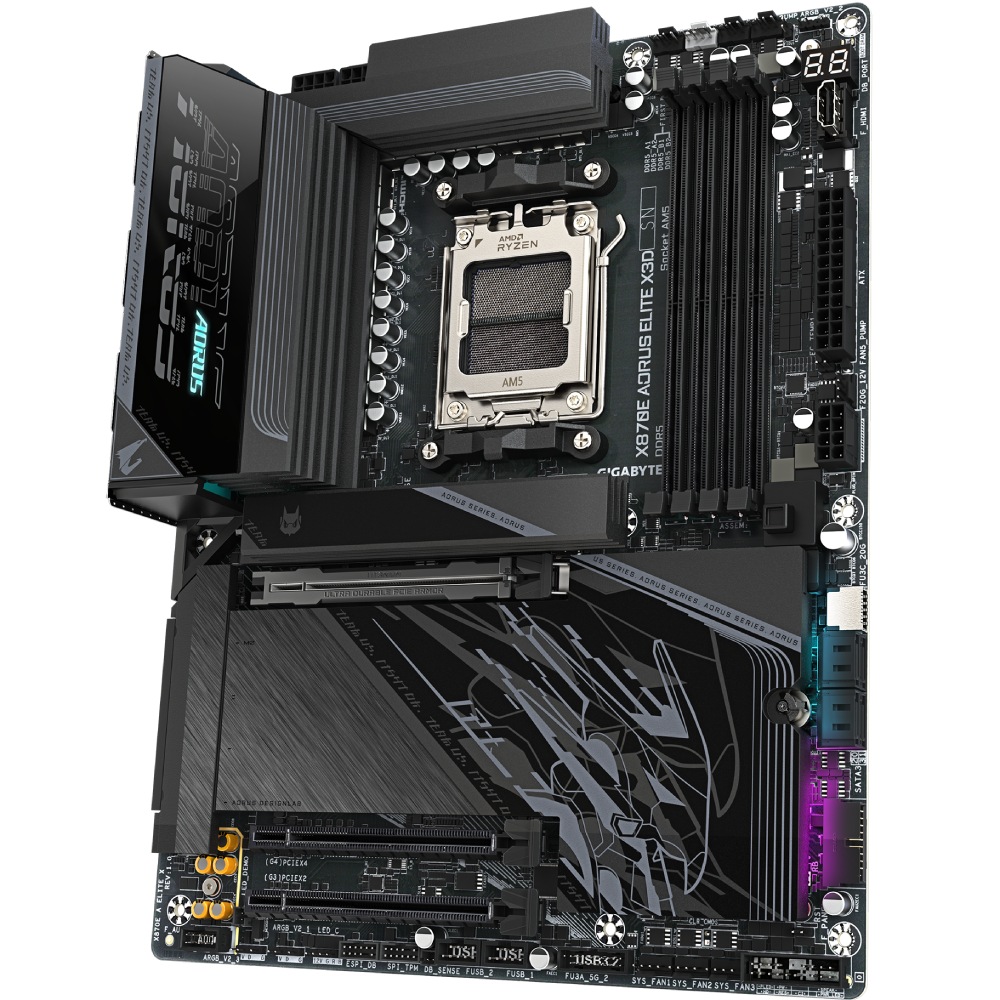 Материнская плата GIGABYTE X870E A ELITE X3D Назначение для настольного компьютера