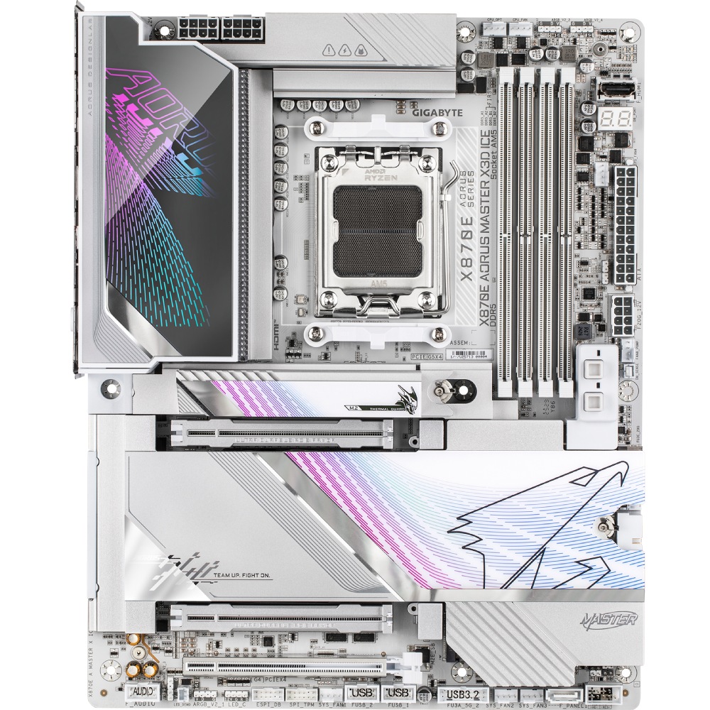Материнська плата GIGABYTE X870E A MASTER X3D ICE