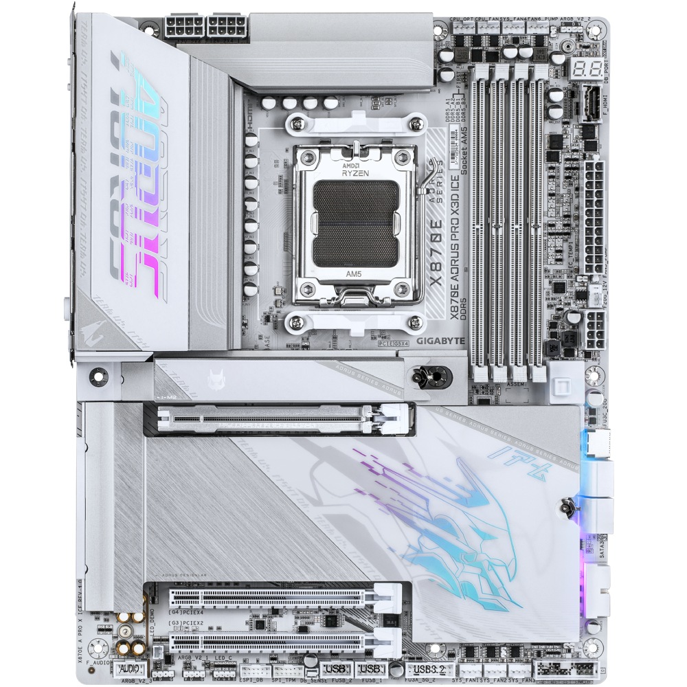 Материнская плата GIGABYTE X870E A PRO X3D ICE