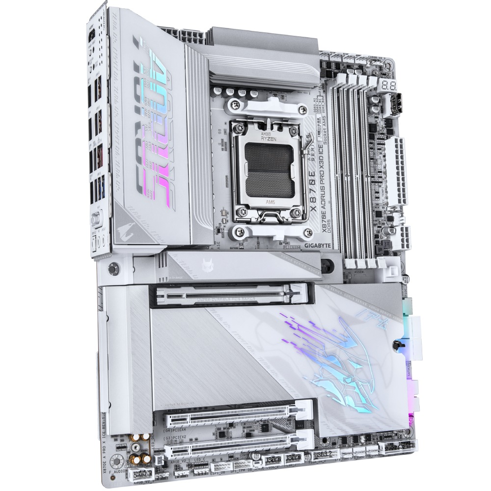 Материнская плата GIGABYTE X870E A PRO X3D ICE Разъемов на задней панели USB 4 Gen 2 x 2 Type-C 2