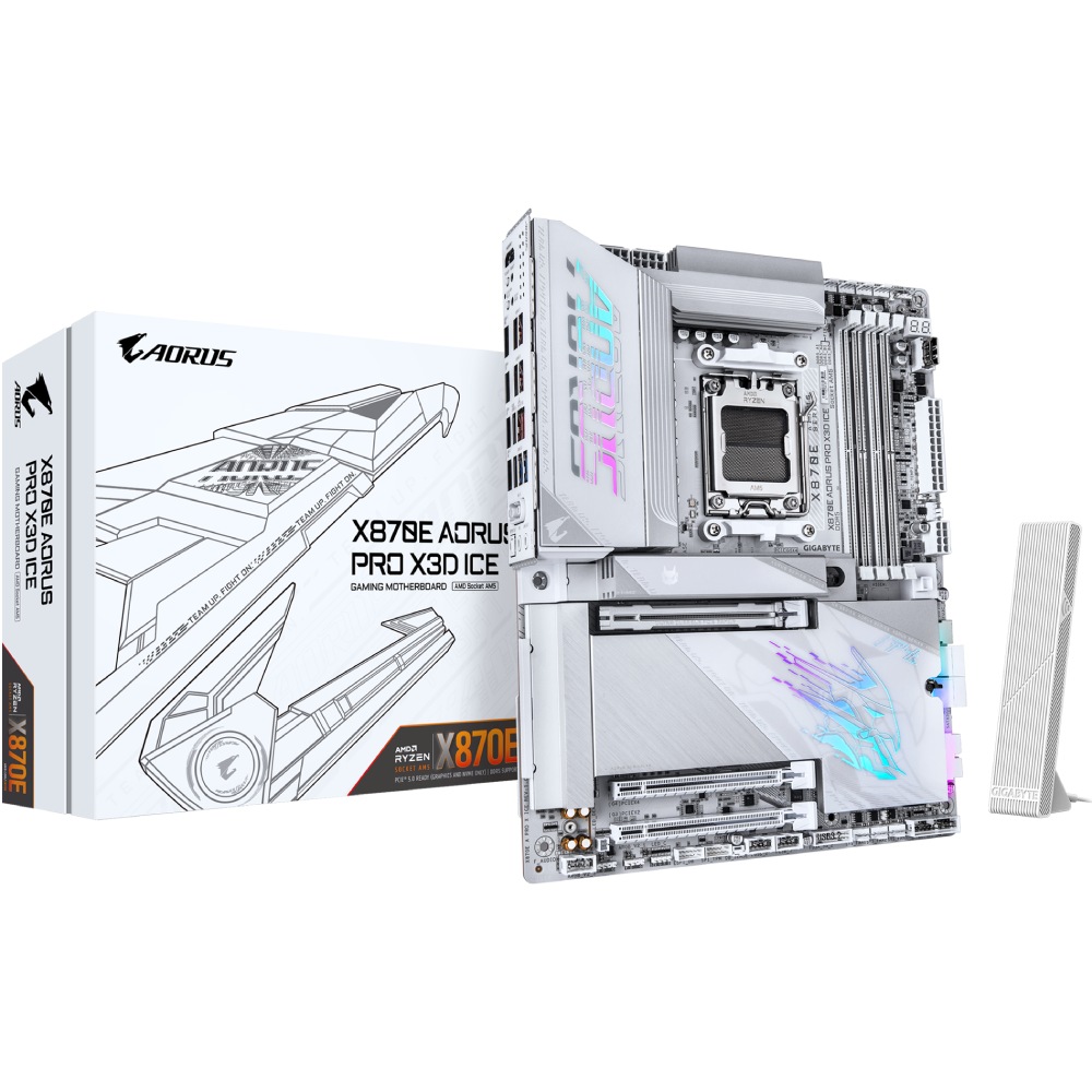 Материнская плата GIGABYTE X870E A PRO X3D ICE Сокет AMD AM5