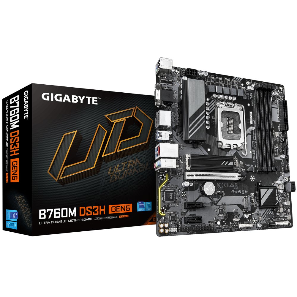 Материнская плата GIGABYTE B760M DS3H GEN5 Сокет Intel 1700