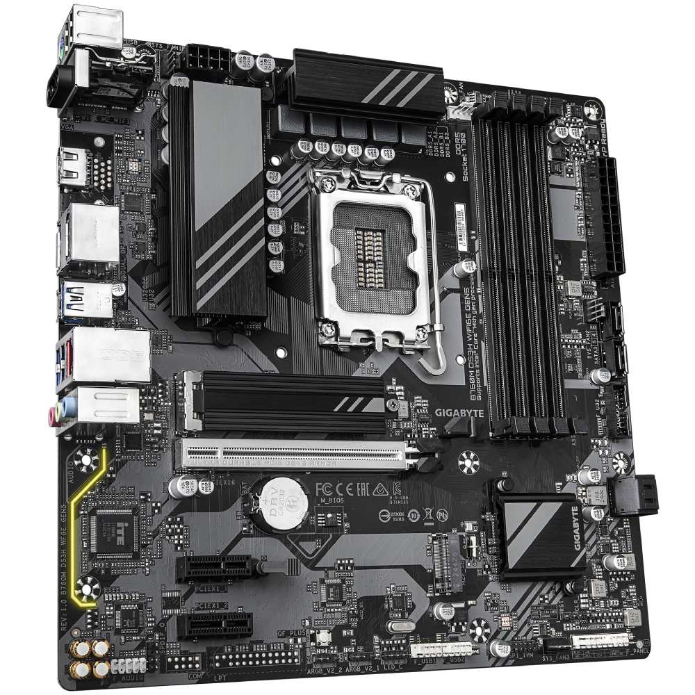 Материнська плата GIGABYTE B760M DS3H WF6E GEN5