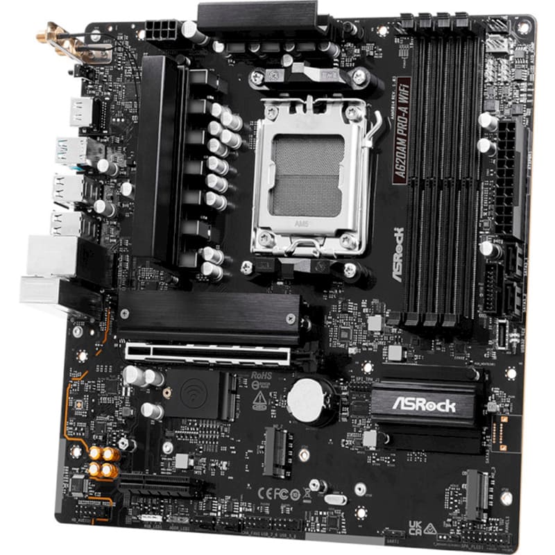 Материнская плата ASROCK A620AM PRO-A WIFI Частота работы памяти 8000+