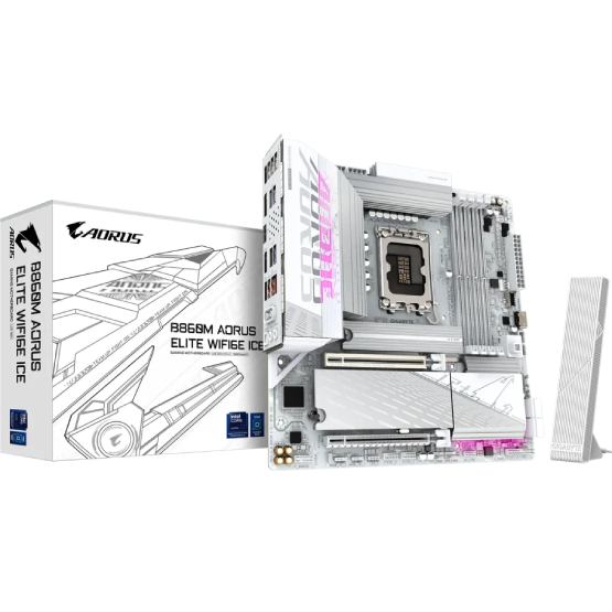 Материнская плата GIGABYTE B860M AORUS ELITE WIFI6E ICE Разъемов на задней панели USB 4 Gen 2 x 2 Type-C 1