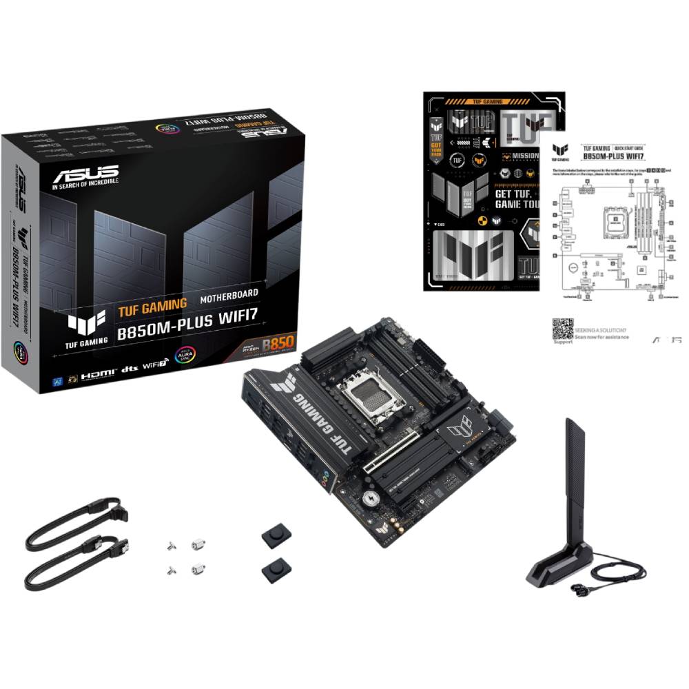 Внешний вид Материнская плата ASUS TUF GAMING B850M-PLUS WIFI7 (90MB1MU0-M0EAY0)