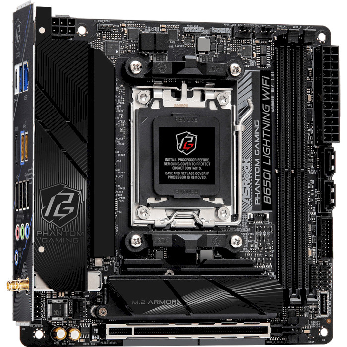 Материнська плата ASROCK B650I LIGHTNING WIFI Сокет AMD AM5