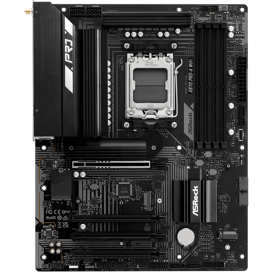 Материнская плата ASROCK X870 PRO-A WIFI Разъемов на задней панели USB 4 Gen 3 x 2 Type-C  2