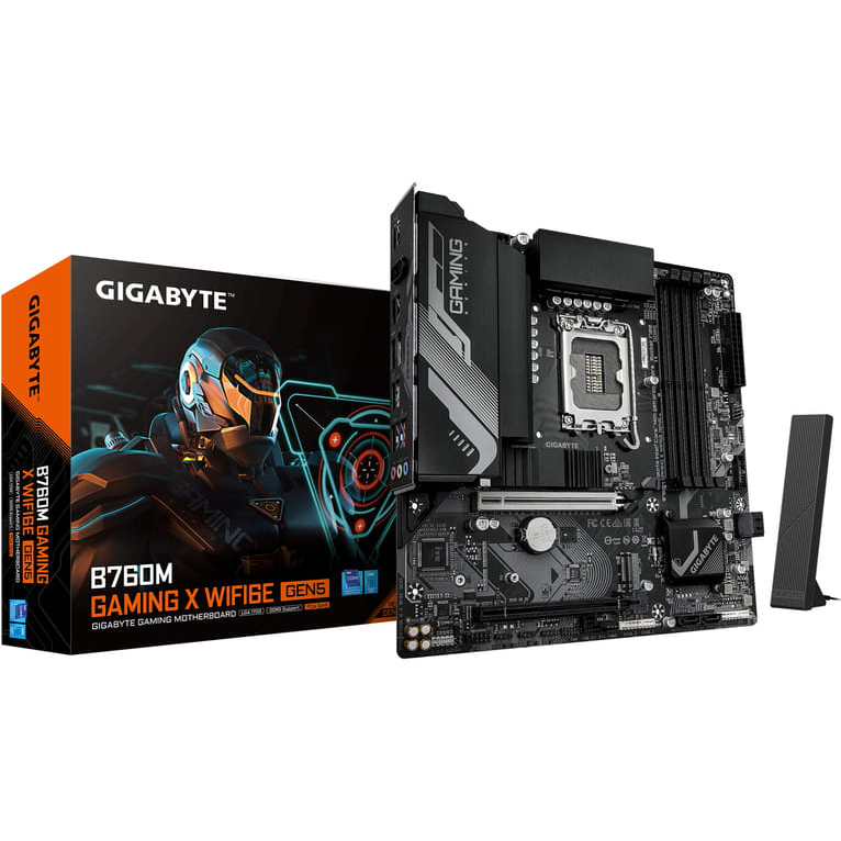 Материнская плата GIGABYTE B760M GAMING X WIFI6E GEN5 Сокет Intel 1700