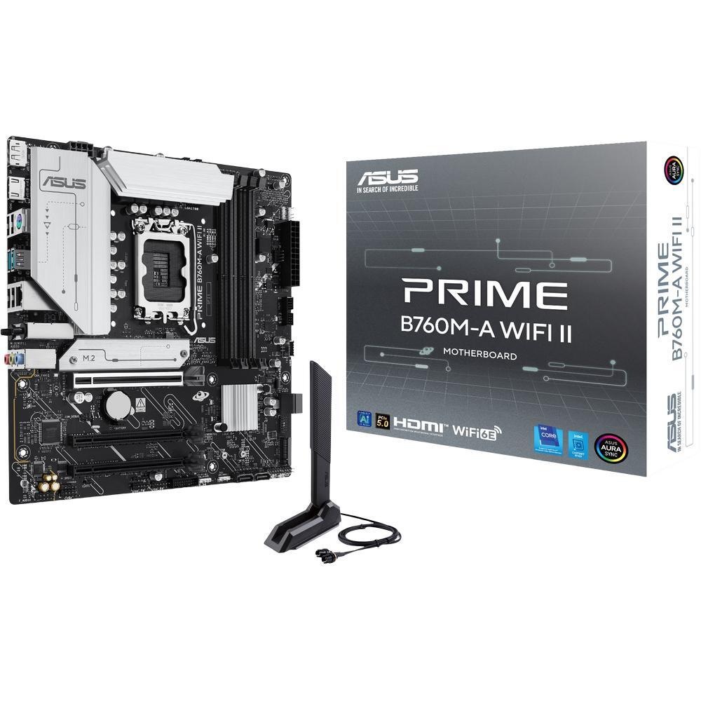 Материнська плата ASUS PRIME B760M-A WIFI II (90MB1NF0-M0EAY0) Принзначення для настільного комп'ютера